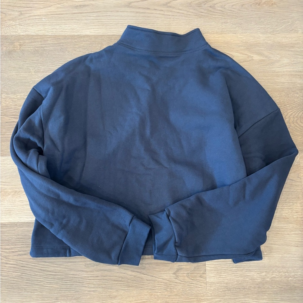 SET ACTIVE‎ Navy Half-Zip Pullover Sweatshirt - image 4